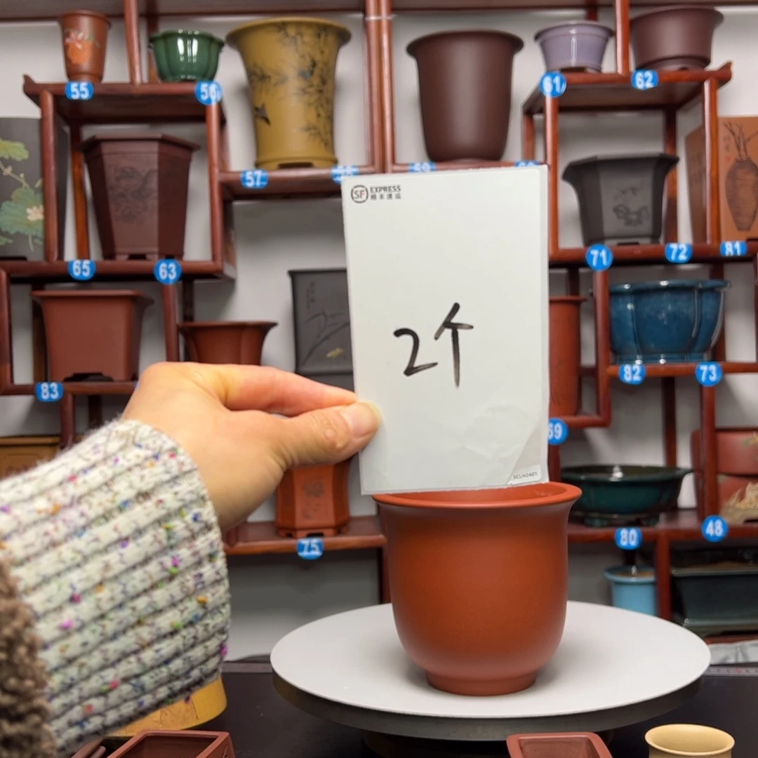 紫砂花盆讨***鬼金钟花盆