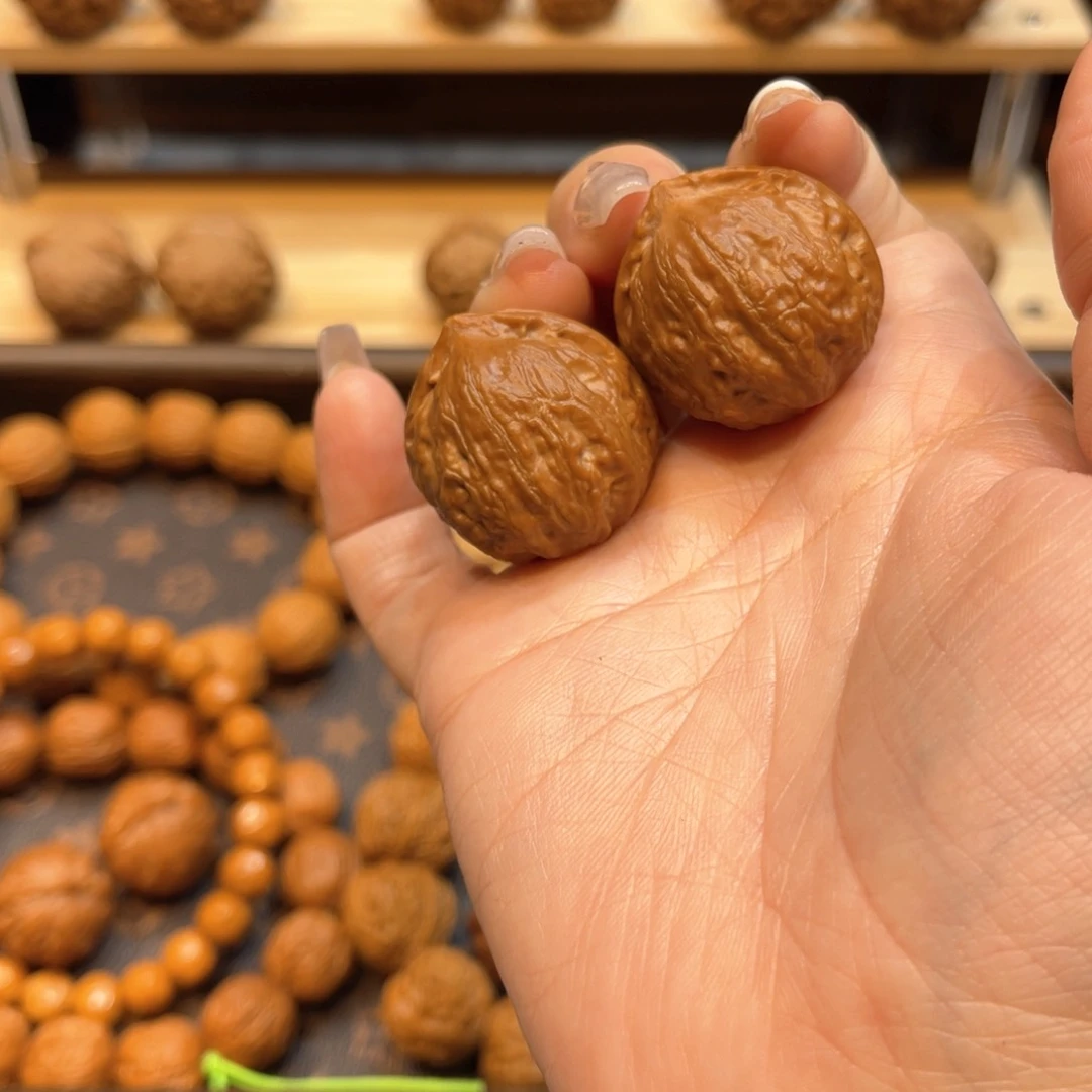 文玩核桃把件小肉墩儿