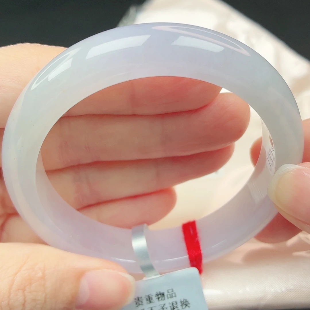 翡翠未镶嵌手镯25号正圈53 19