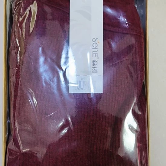 604女士热能裤麻红175