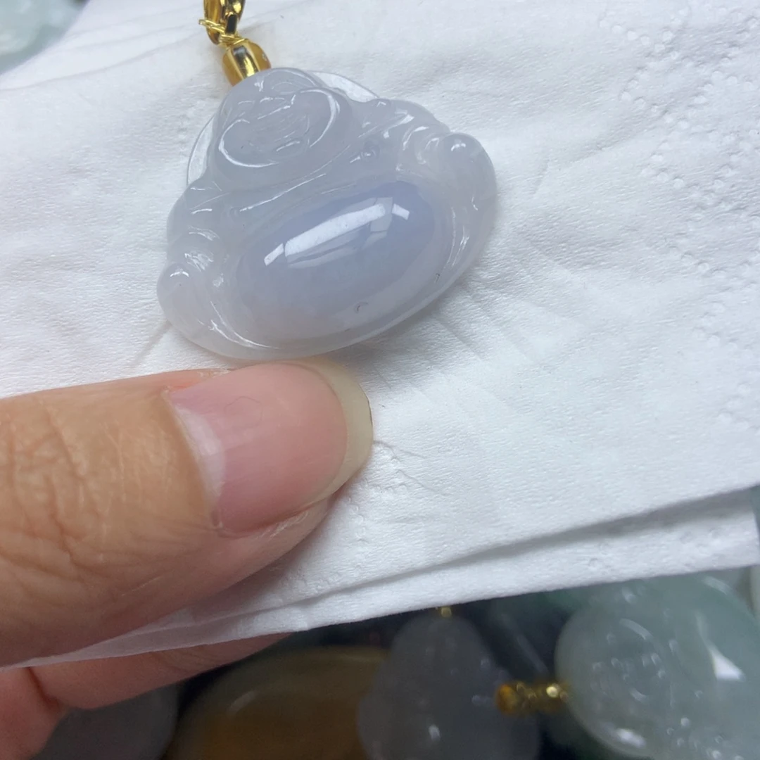 翡翠颈饰未镶嵌天然翡翠