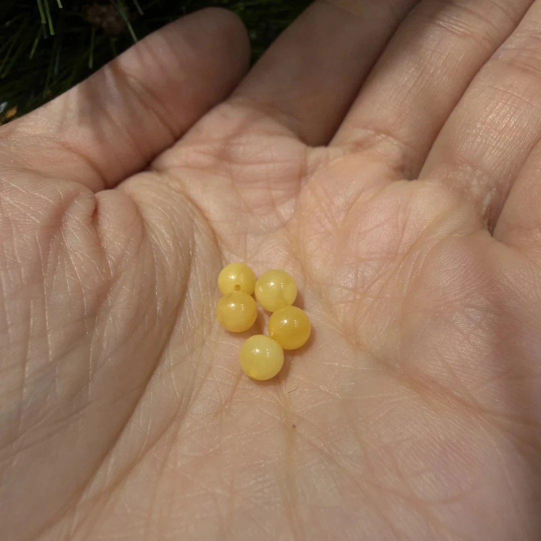 天然蜜蜡散珠配件