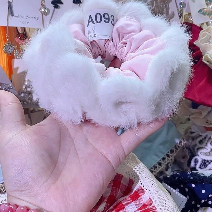 非金属布艺毛毛发圈