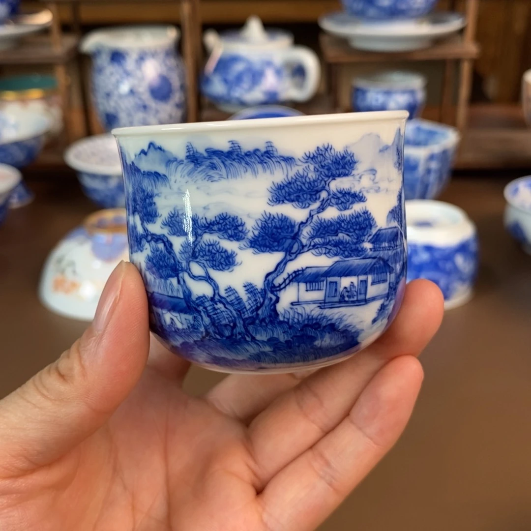 杯景德镇陶瓷手工手绘
