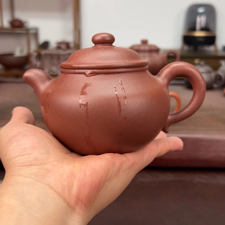茶壶紫砂底槽青 350 毫升