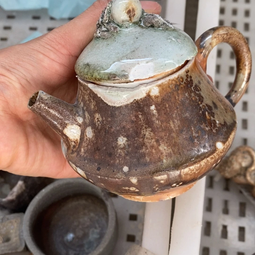 陶园柴烧 精品高货942瑕疵盖子盖不下去 缺肉