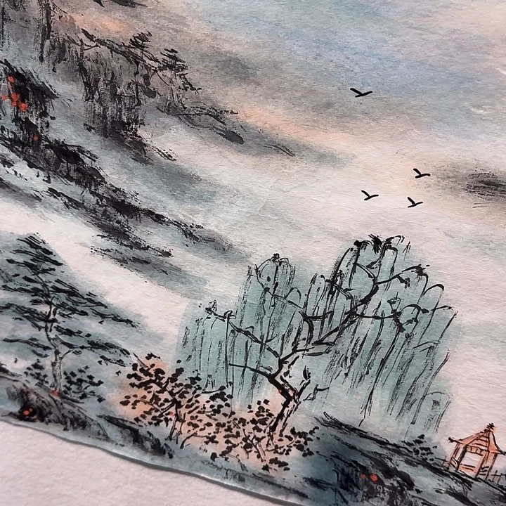 书法山水画作品集于一体的