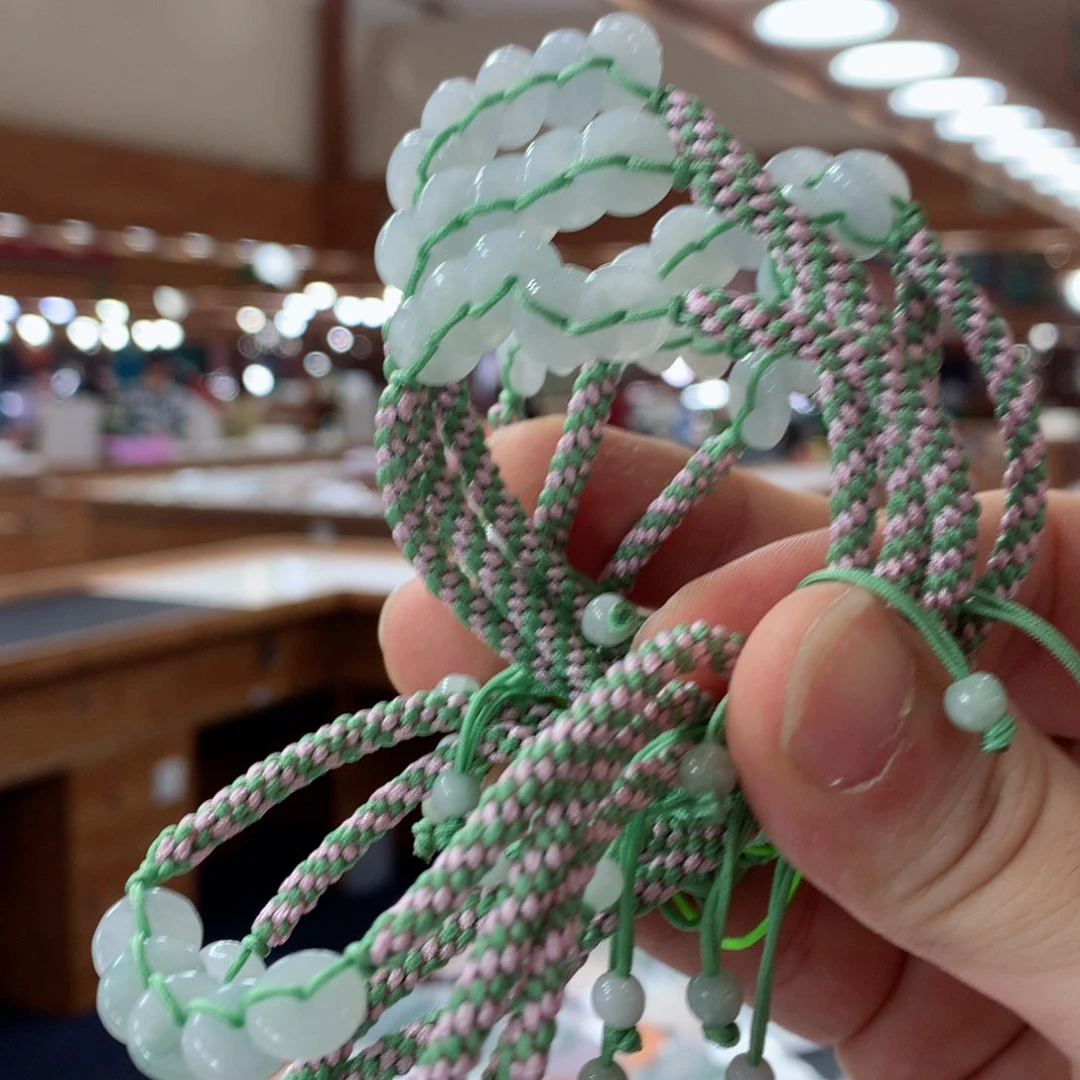 未镶嵌手链翡翠多样性发一