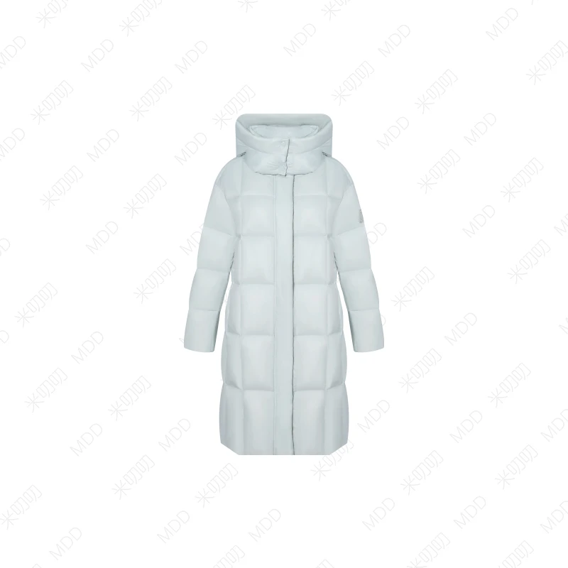 2024新款男女连帽长款羽绒服过膝保暖简约经典外套 MYR8251