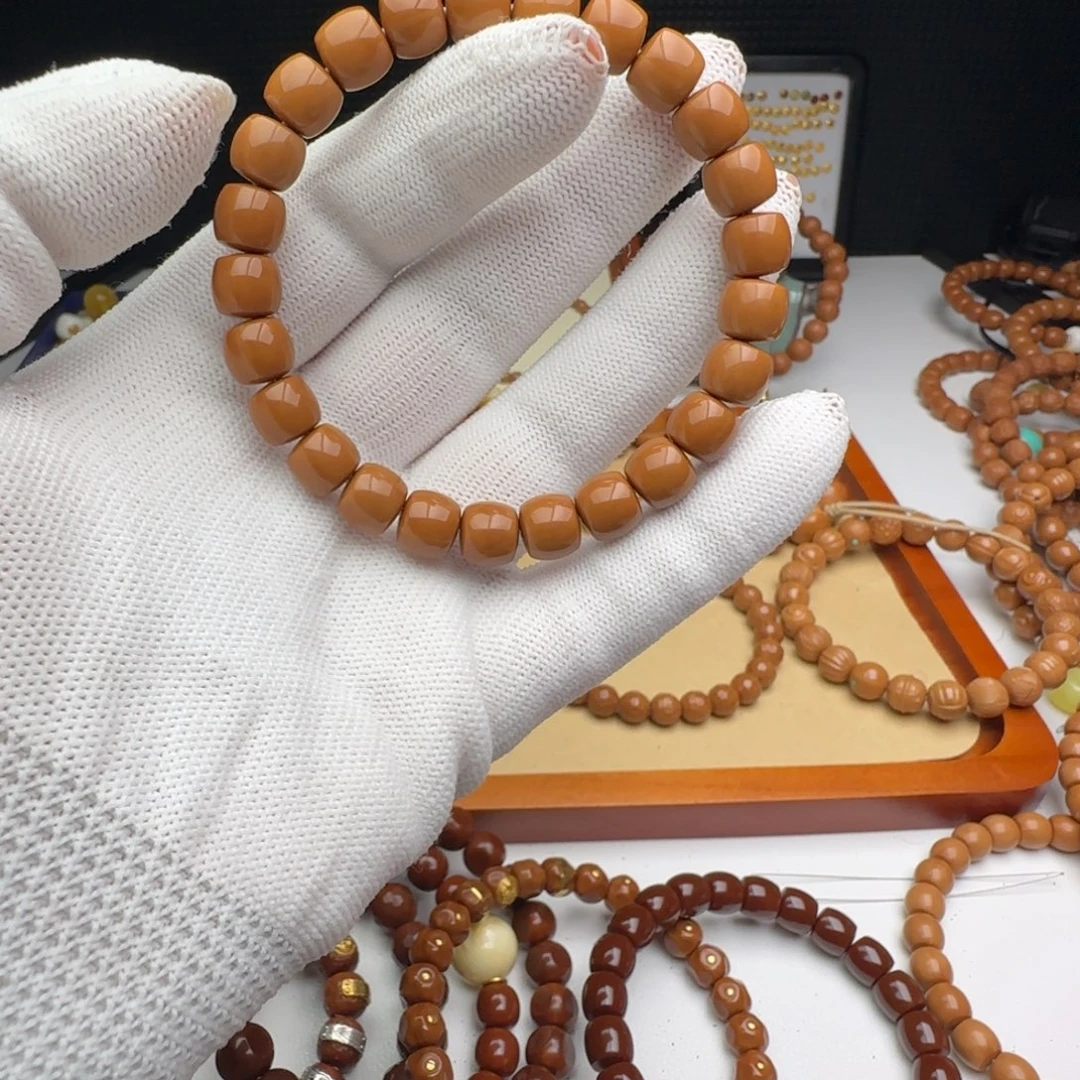 洋***洋猴头核桃手串直切