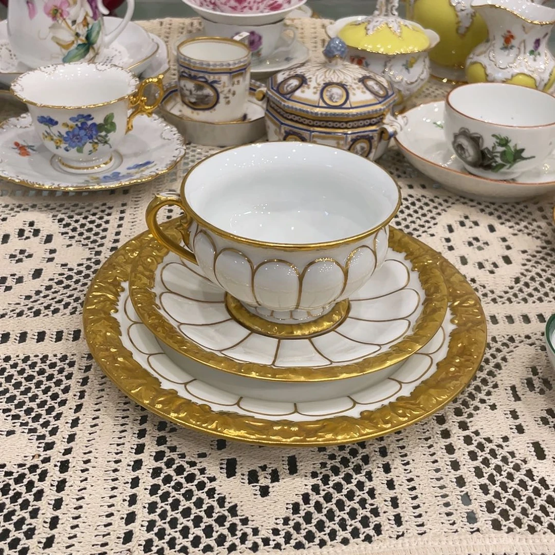 摆件中古一等杯碟