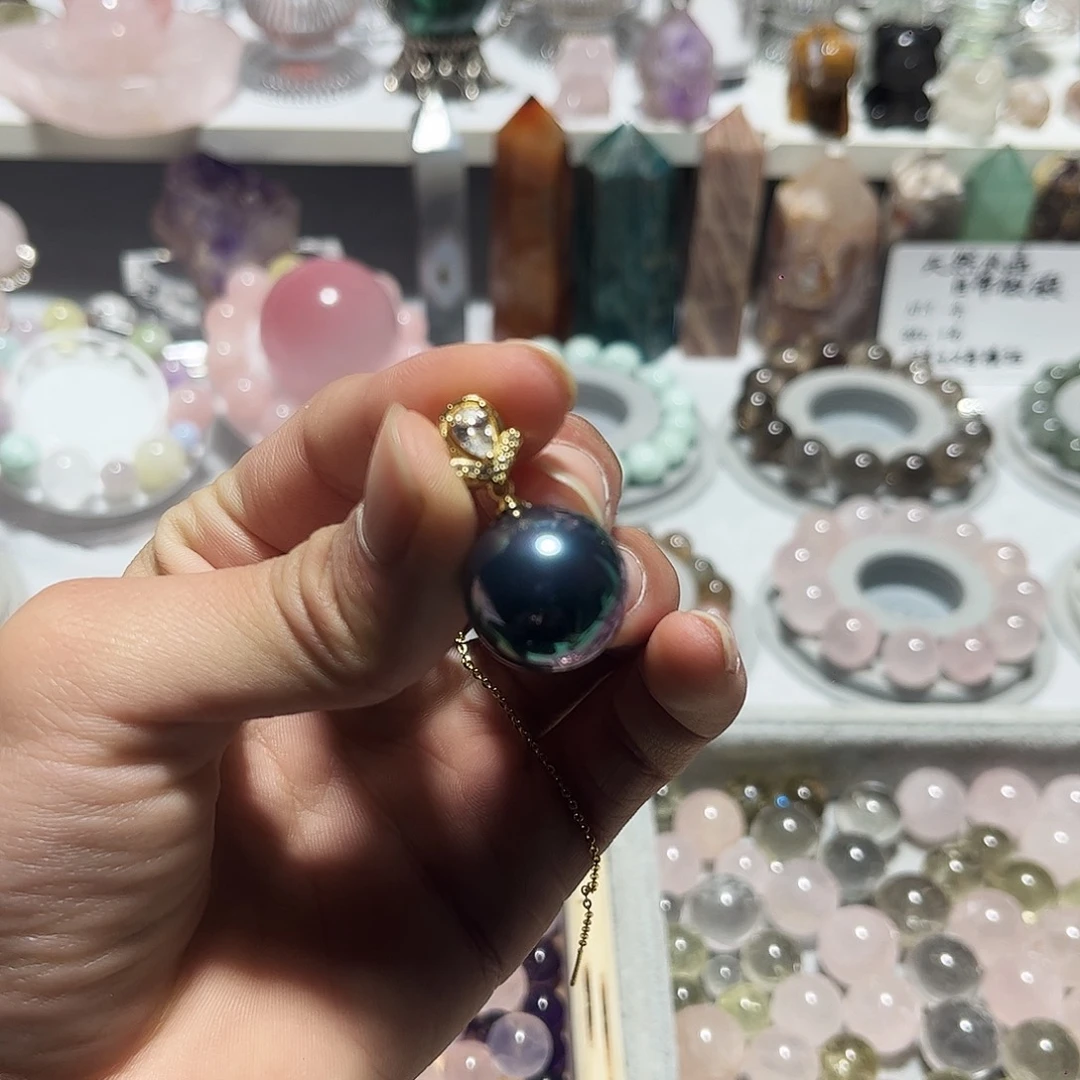 珠宝半成品银S925镶嵌紫晶开播福利吊坠