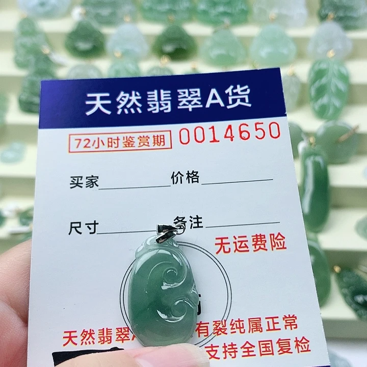 颈饰未镶嵌翡翠吊