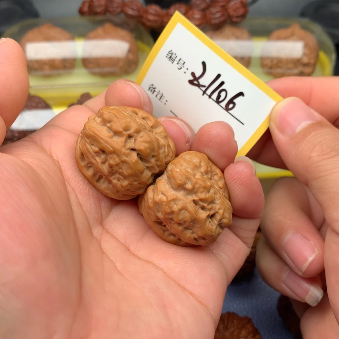 小***增文玩核桃把件31蛤蟆1106