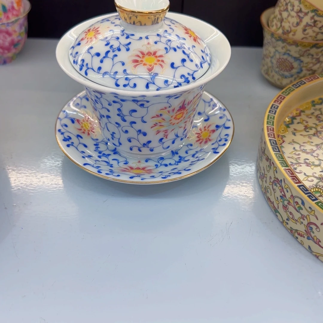 这些盖碗真好看！！！