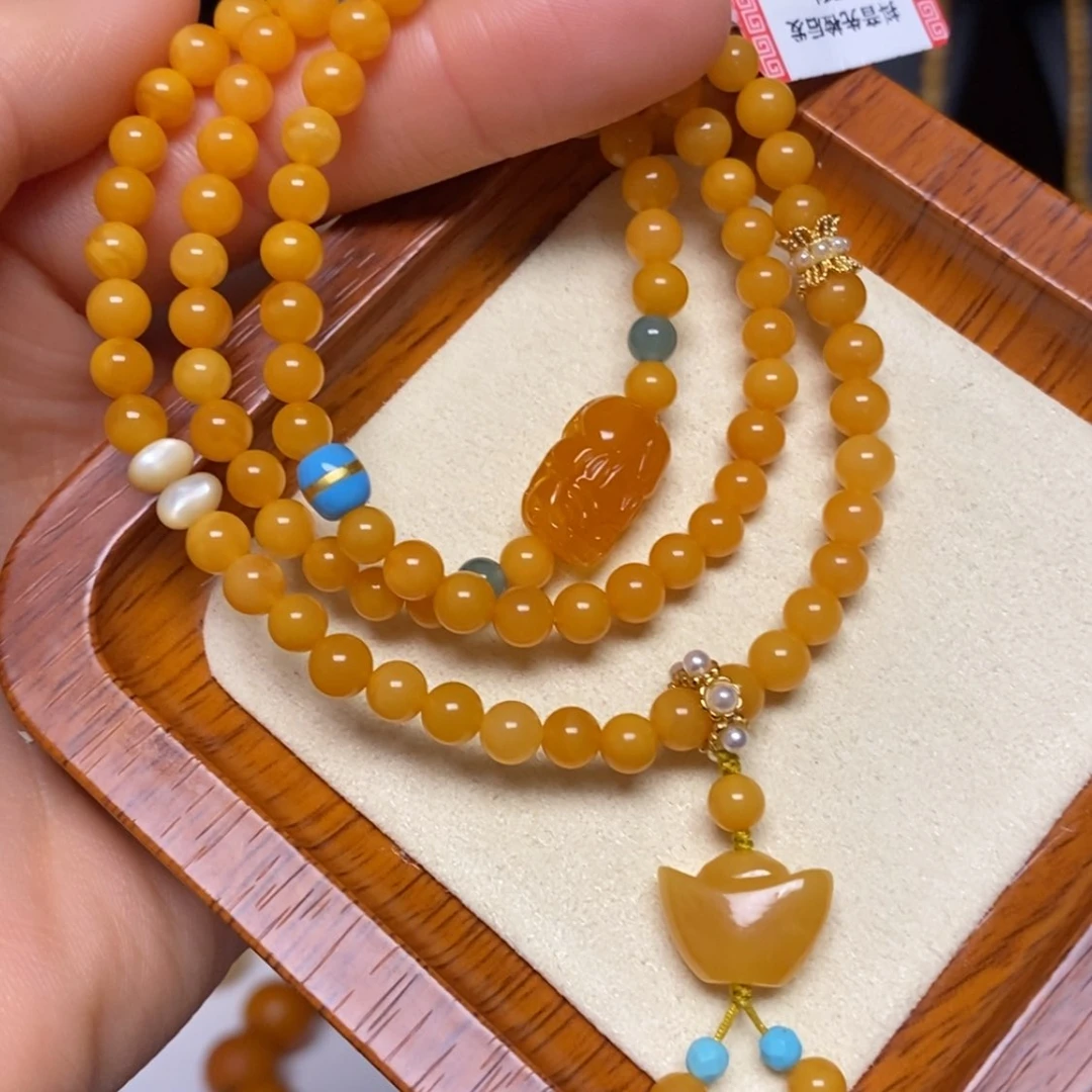 【闪购商品】蜜蜡手链未镶嵌手串