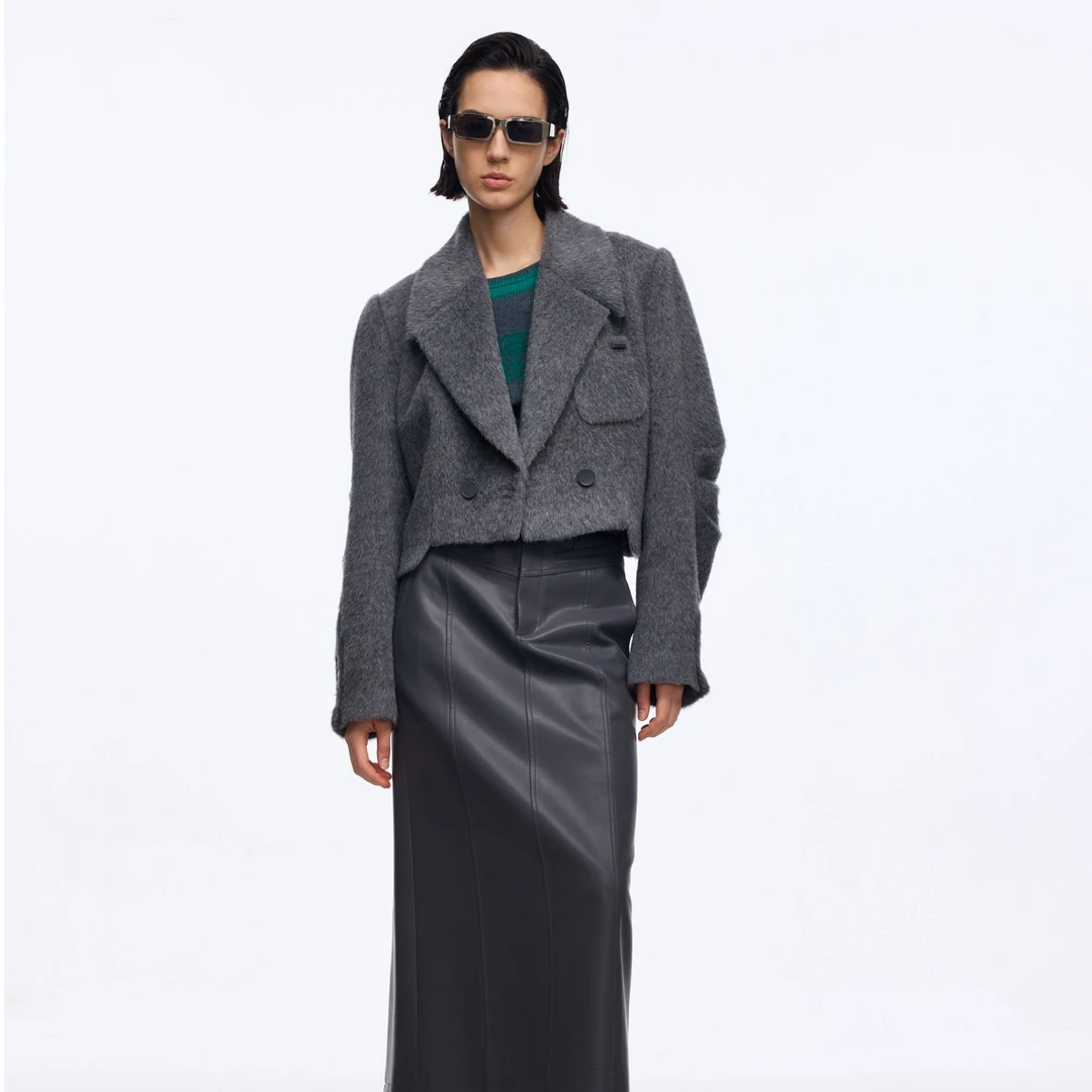 【达人专属】DI.AD时尚复古西装短外套大衣DD424287W0