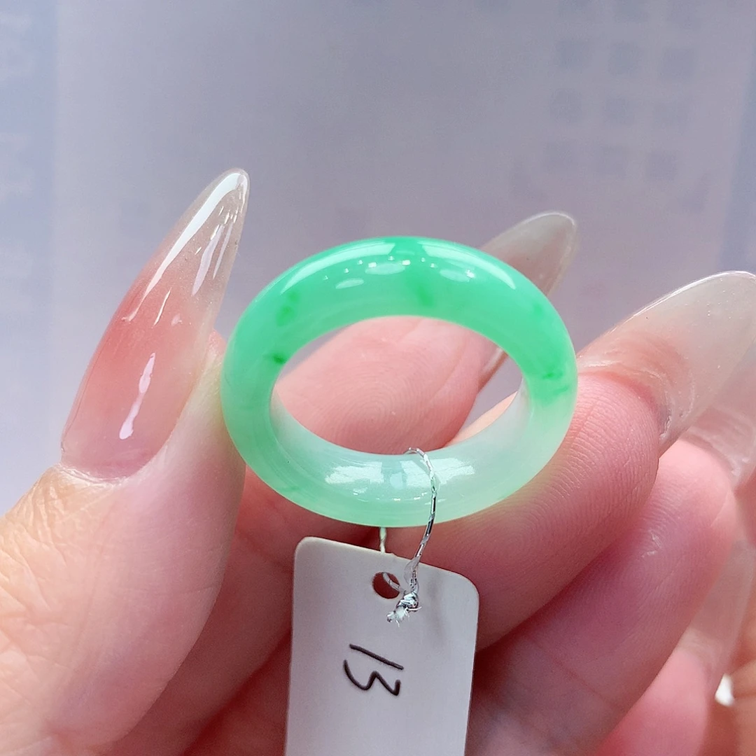 翡翠未镶嵌戒指缅甸A货