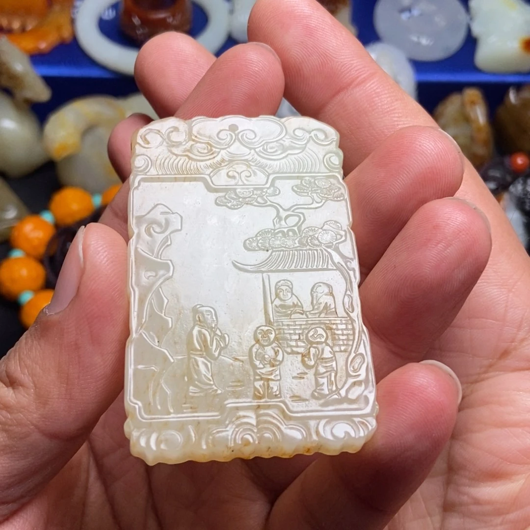 和田玉挂件未镶嵌