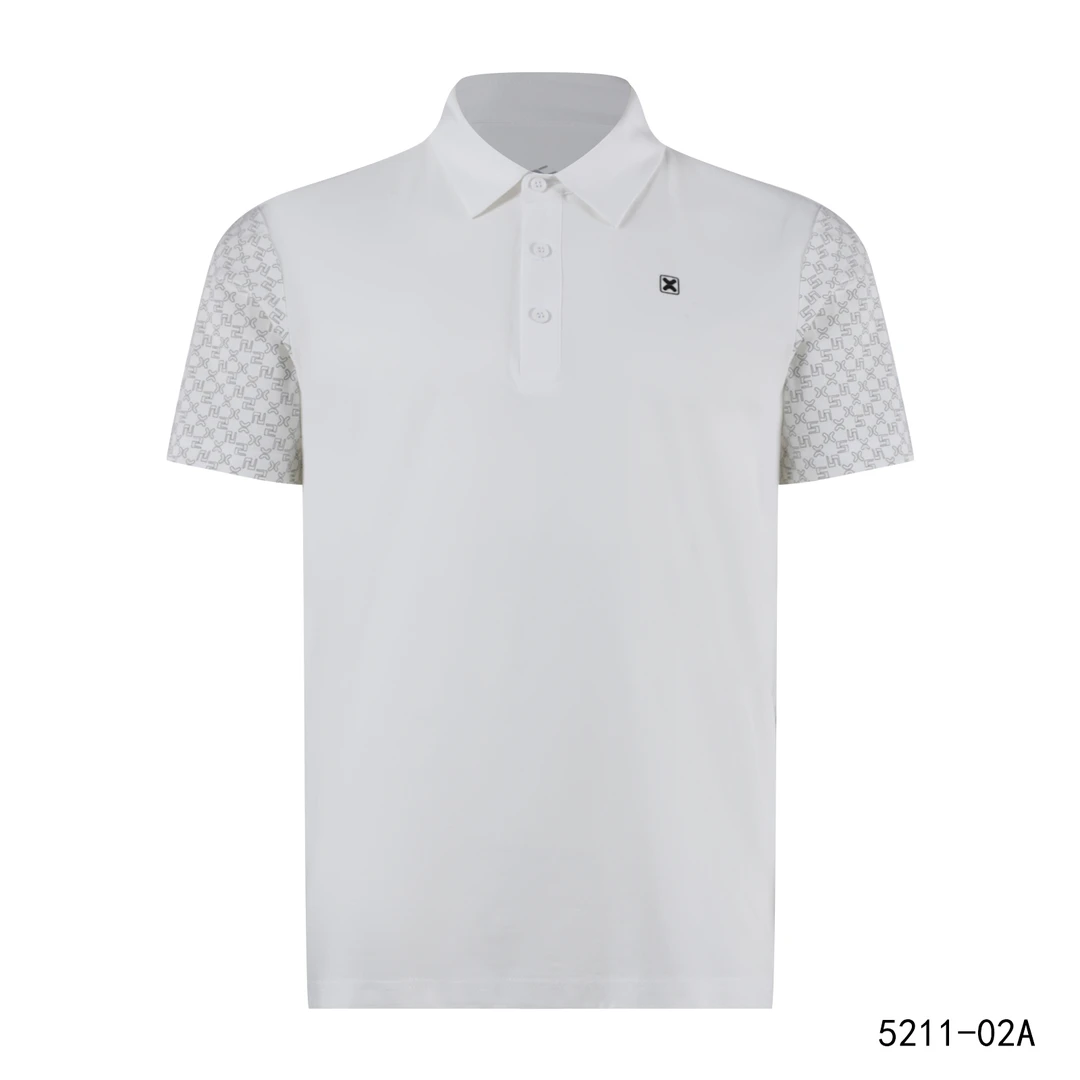 山东魏桥向尚运动男式Polo衫5211-02米白色7098黑色7099灰绿7100