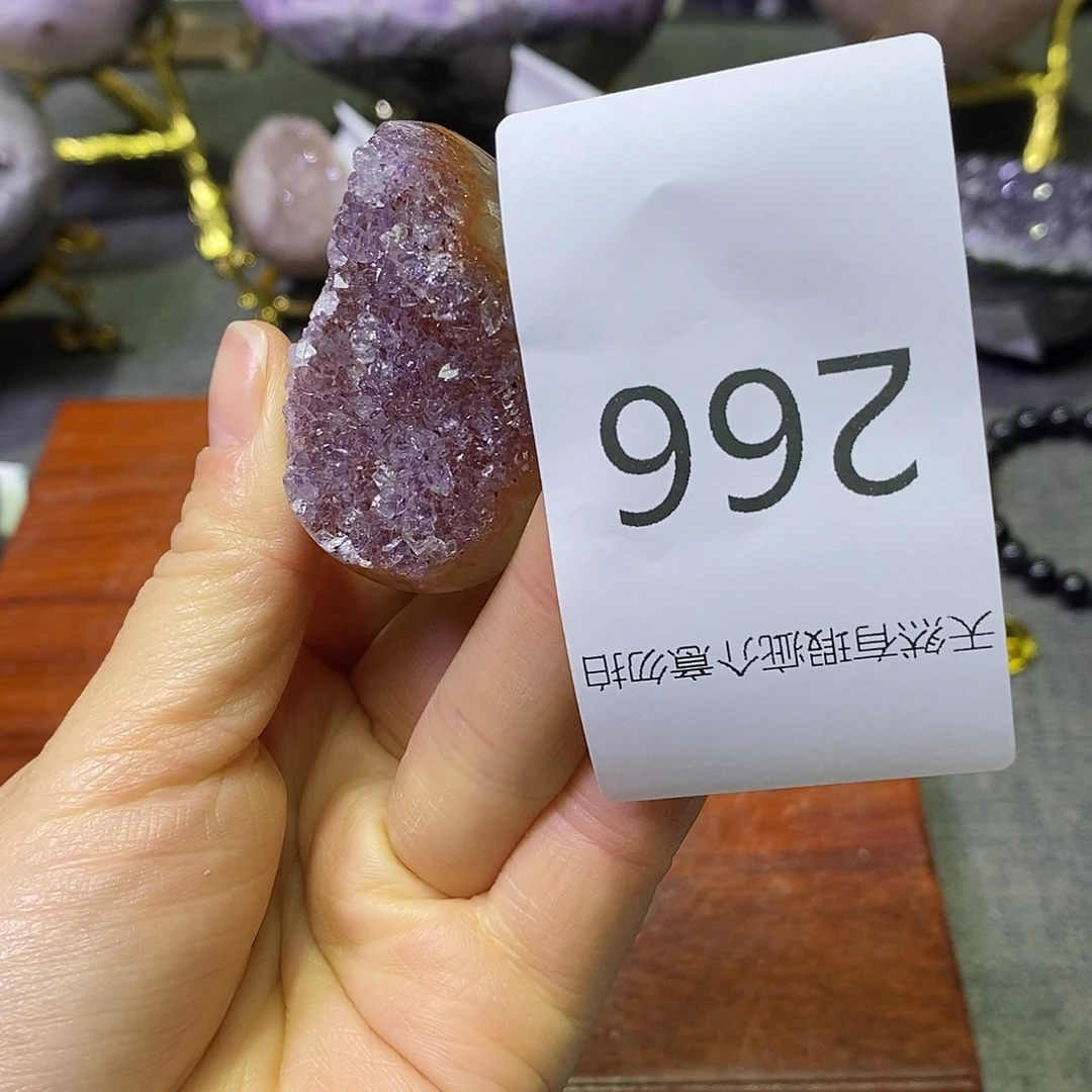 紫晶未镶嵌珠宝半成品