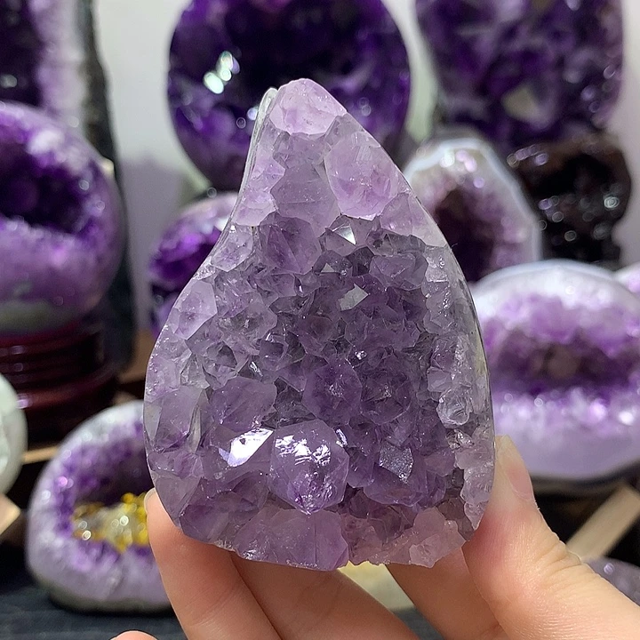 未镶嵌珠宝半成品紫晶