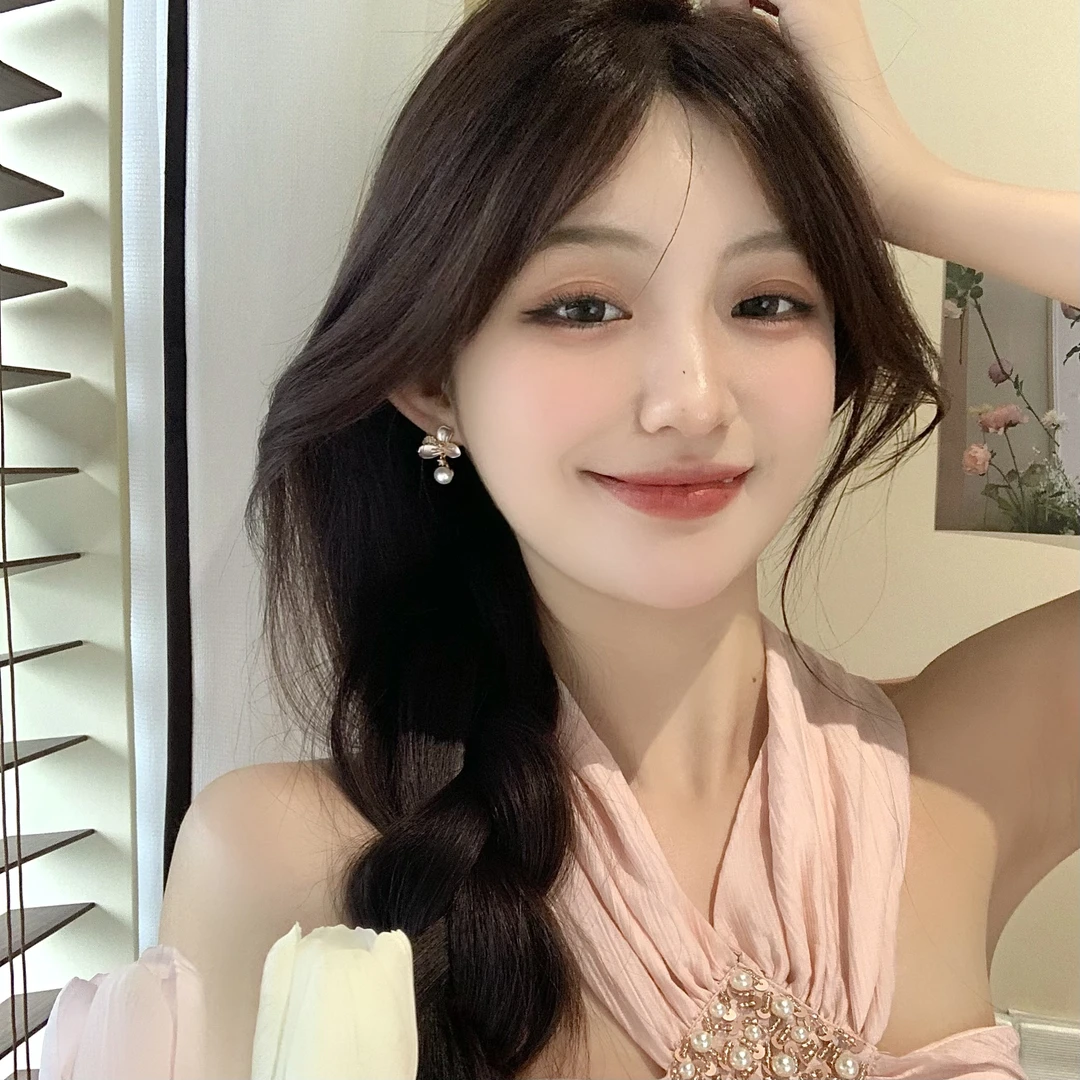 FULL GIRLISH耳环01807甜美花朵百搭耳钉耳饰