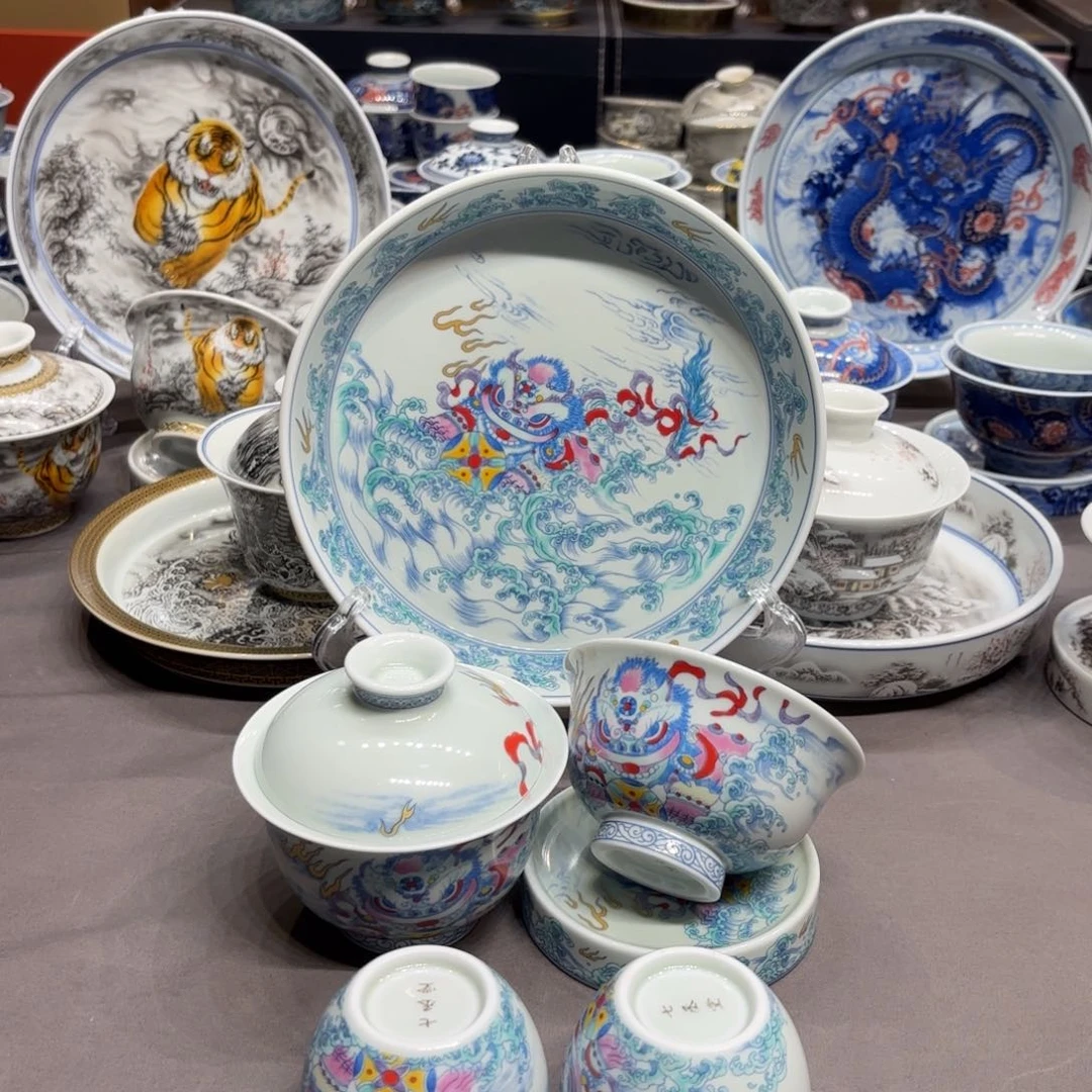 盖碗景德镇陶瓷艺术展