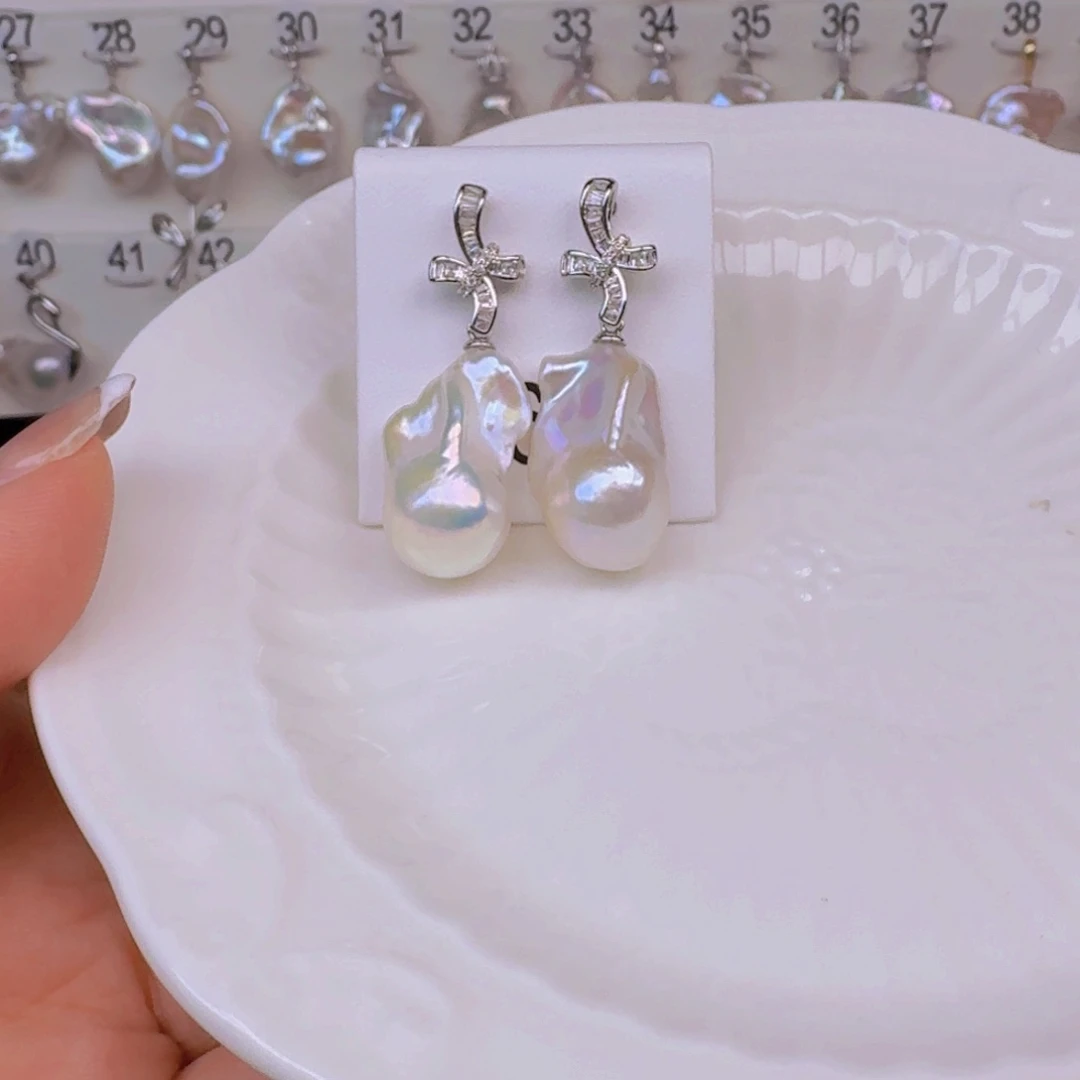 淡水珍珠颈饰银S925镶嵌