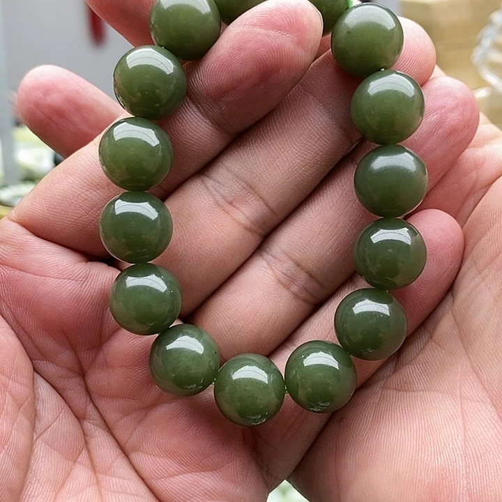 【闪购商品】未镶嵌手串和田玉14青黄口