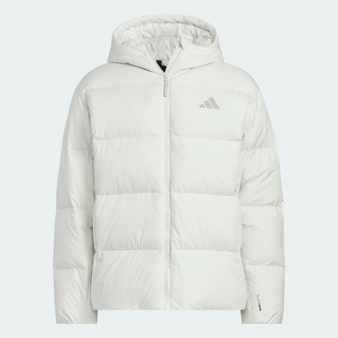 adidas/阿迪达斯男子商场同款防风保暖运动休闲连帽羽绒服 KC2477