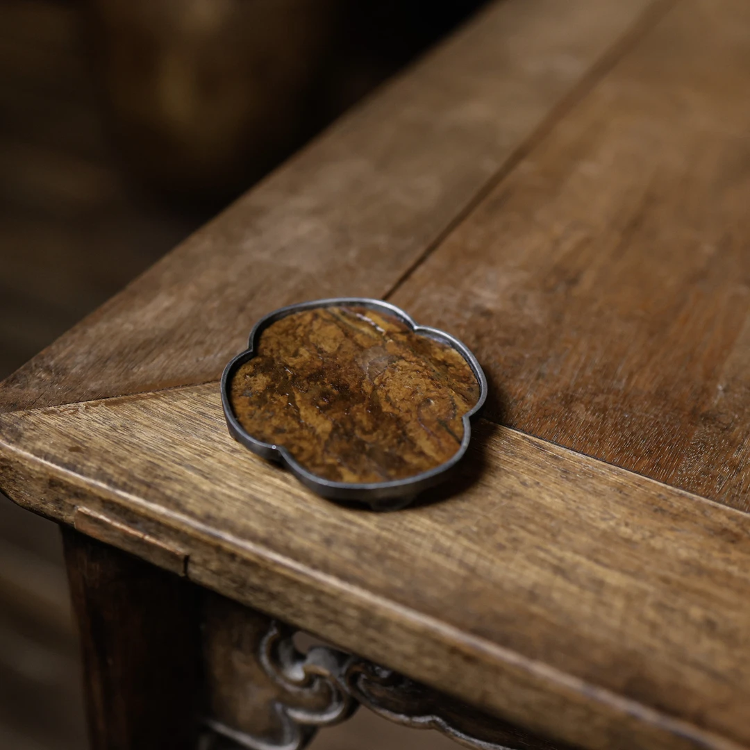 【遇见】海棠岩石杯垫（古篱S0127）