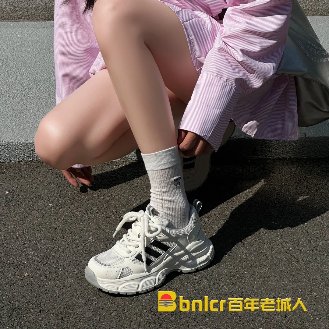 休闲厚底老爹鞋透气时尚休闲鞋学生运动ins网红百搭薄款中筒