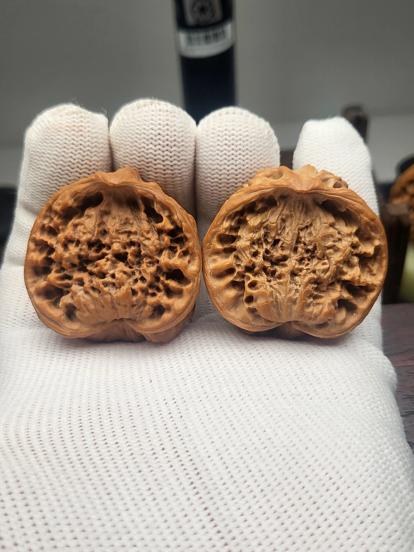 全品无修官帽蛇头文玩核桃异形聚宝盆狮子头