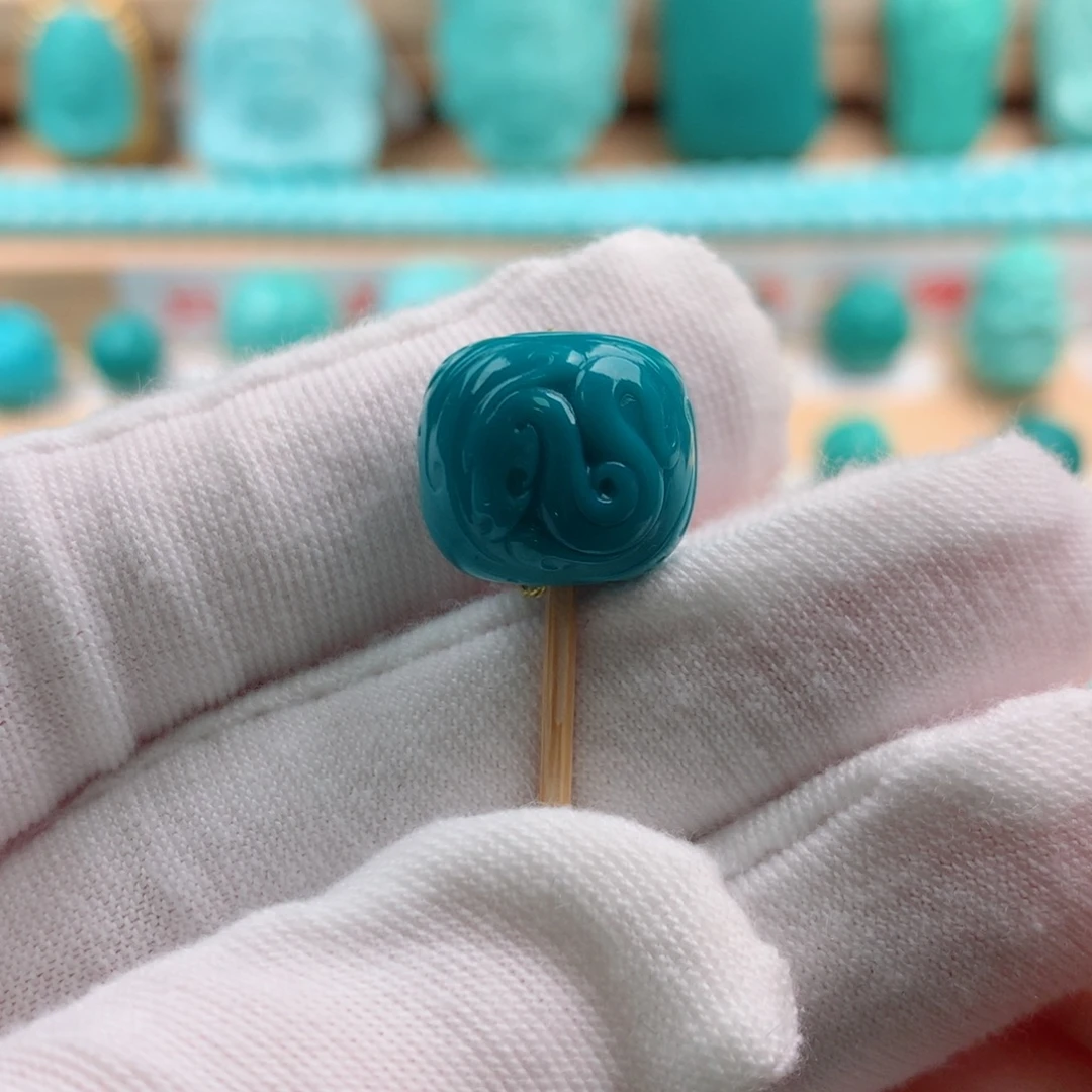 绿松石未镶嵌发饰13.4-12.2