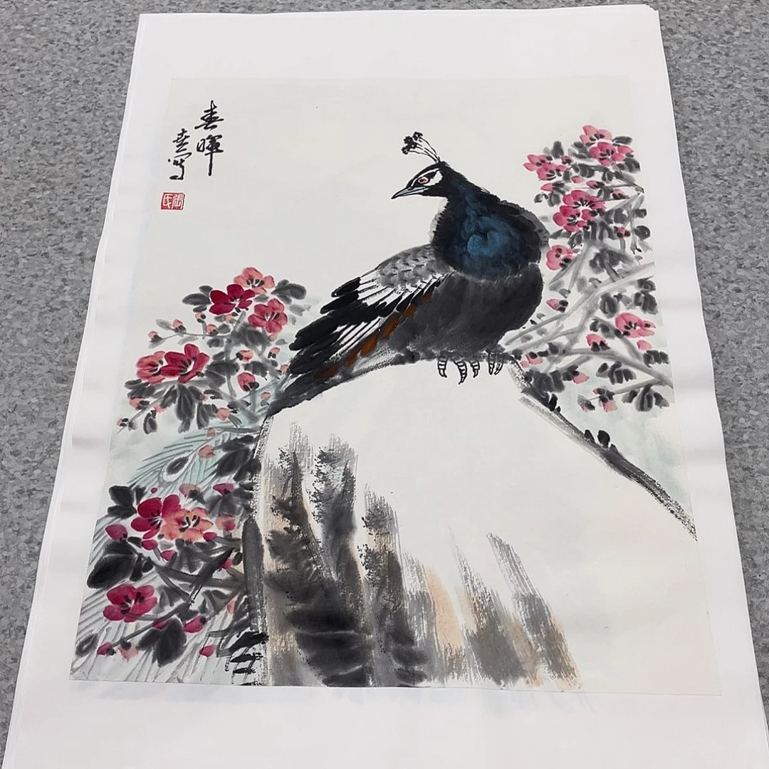 国画1.4平尺国画作品