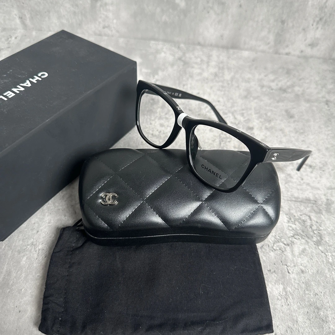 (pm)chanel香奈儿3392平光镜/全新带盒