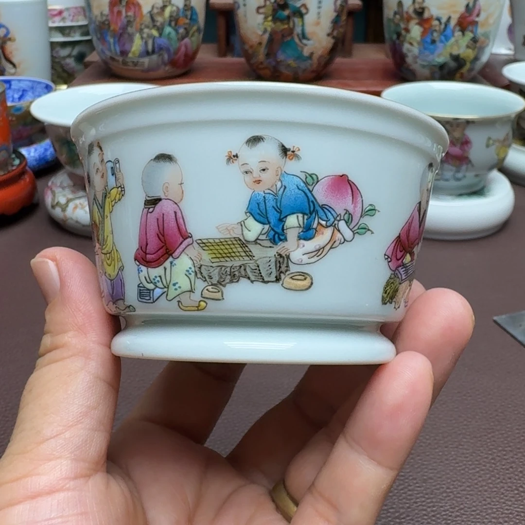 景德镇手工手绘展示