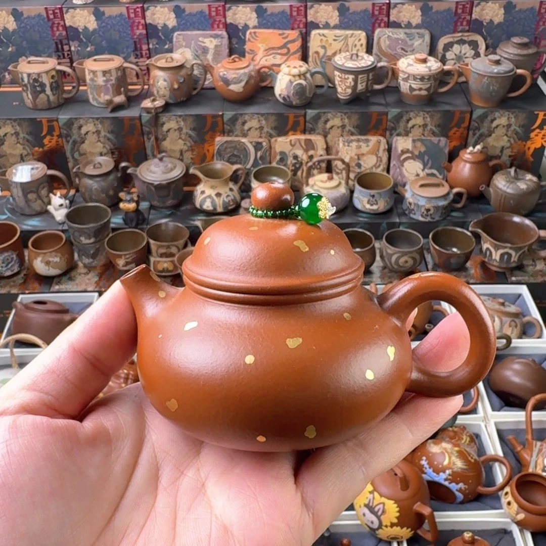 茶壶紫砂135cc原矿精工半手