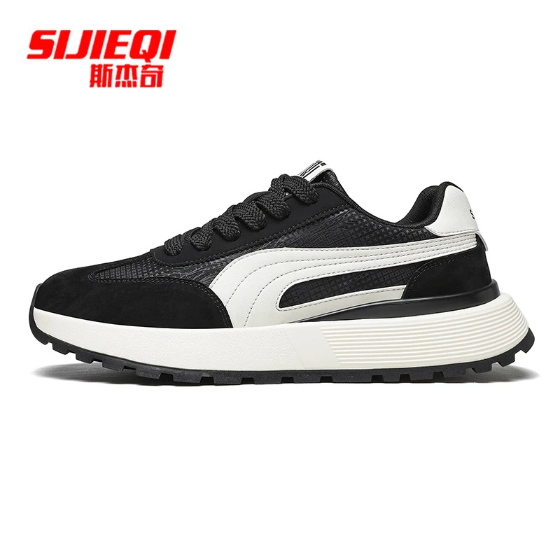 斯杰奇【8560】冬季舒适软底阿甘鞋轻便防滑厚底鞋子潮流运动鞋