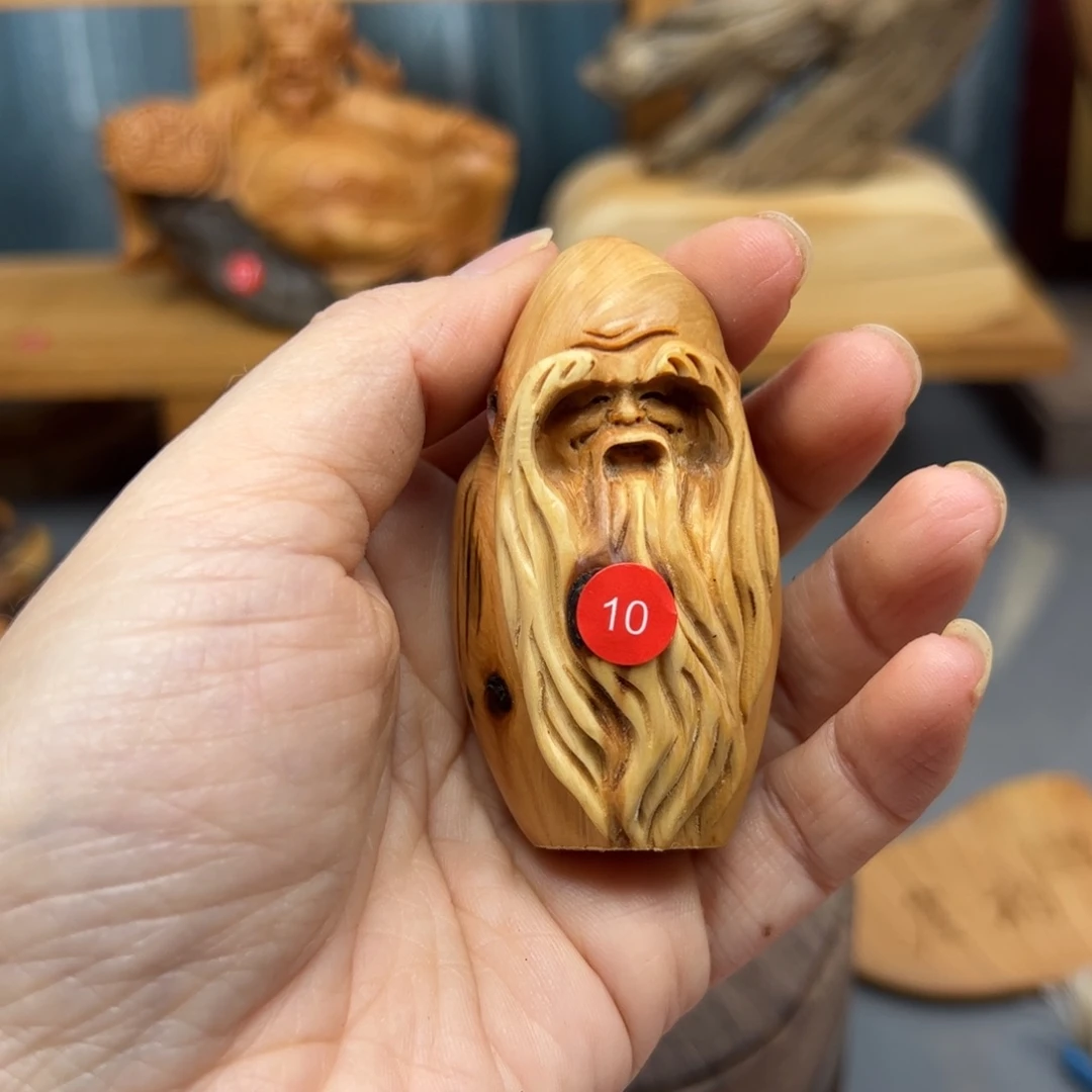 用***8木崖柏木摆件手把件