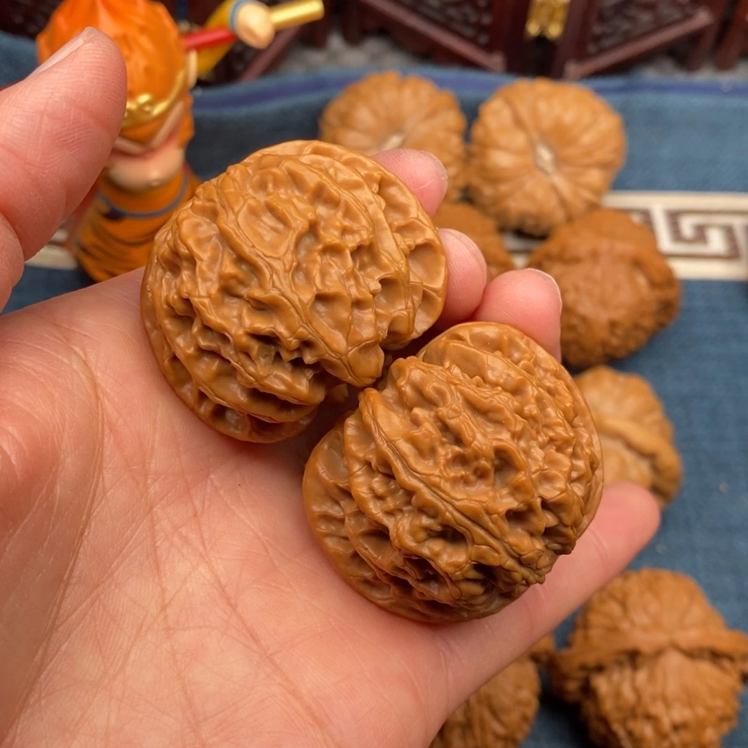 文玩核桃把件40苹果