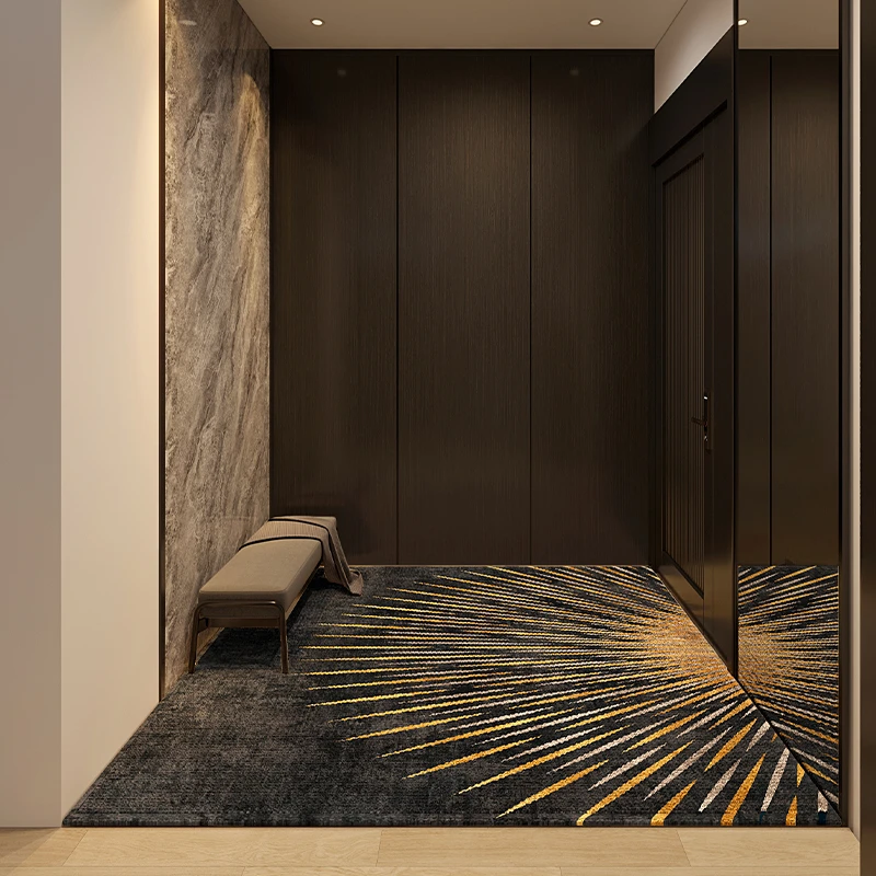 地垫入户门垫轻奢高级感耐脏地毯除尘防滑门毯进门脚垫玄关大门口