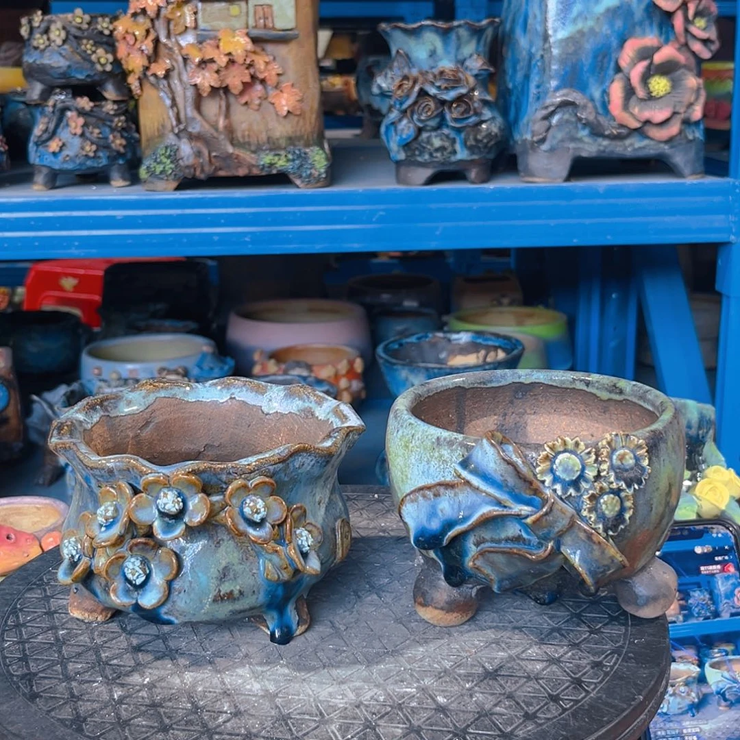 微瑕52 号陶然花器手工花盆