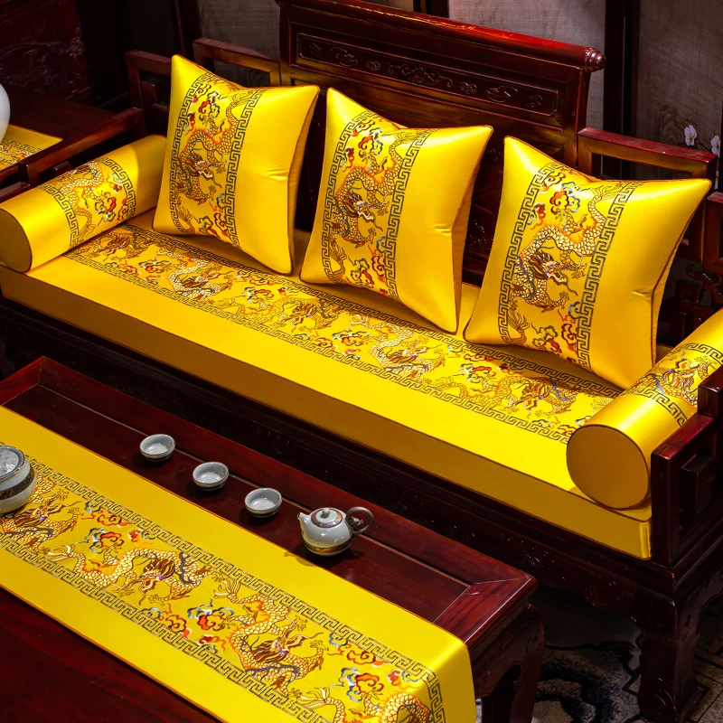 新款红木沙发坐垫定制实木沙发垫轻奢家具防滑客厅垫子四季新中式