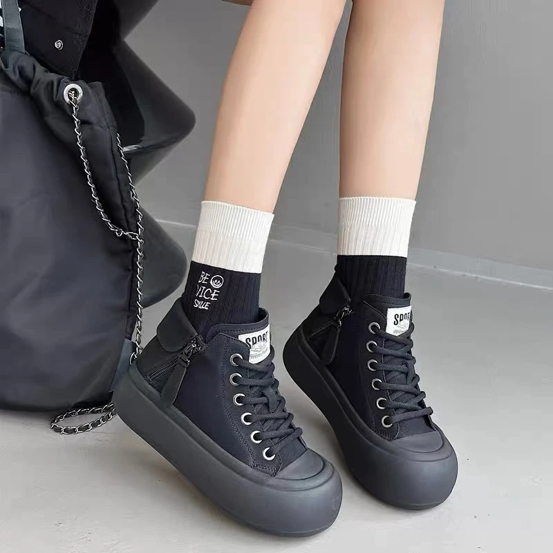 1999时尚百搭松糕底棉鞋韩版