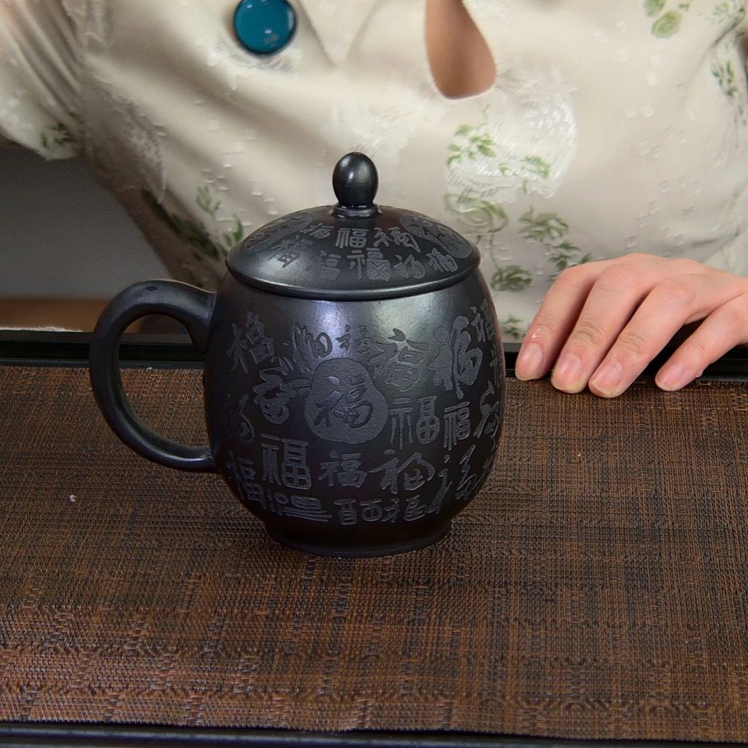 茶杯紫砂高货放漏