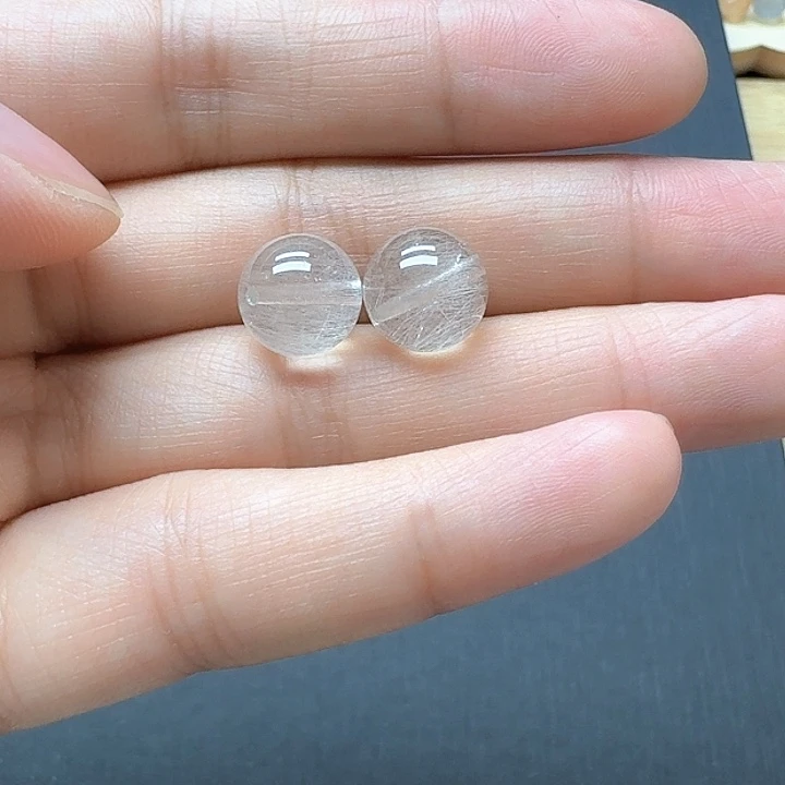 水晶手链未镶嵌李*花兔毛单珠