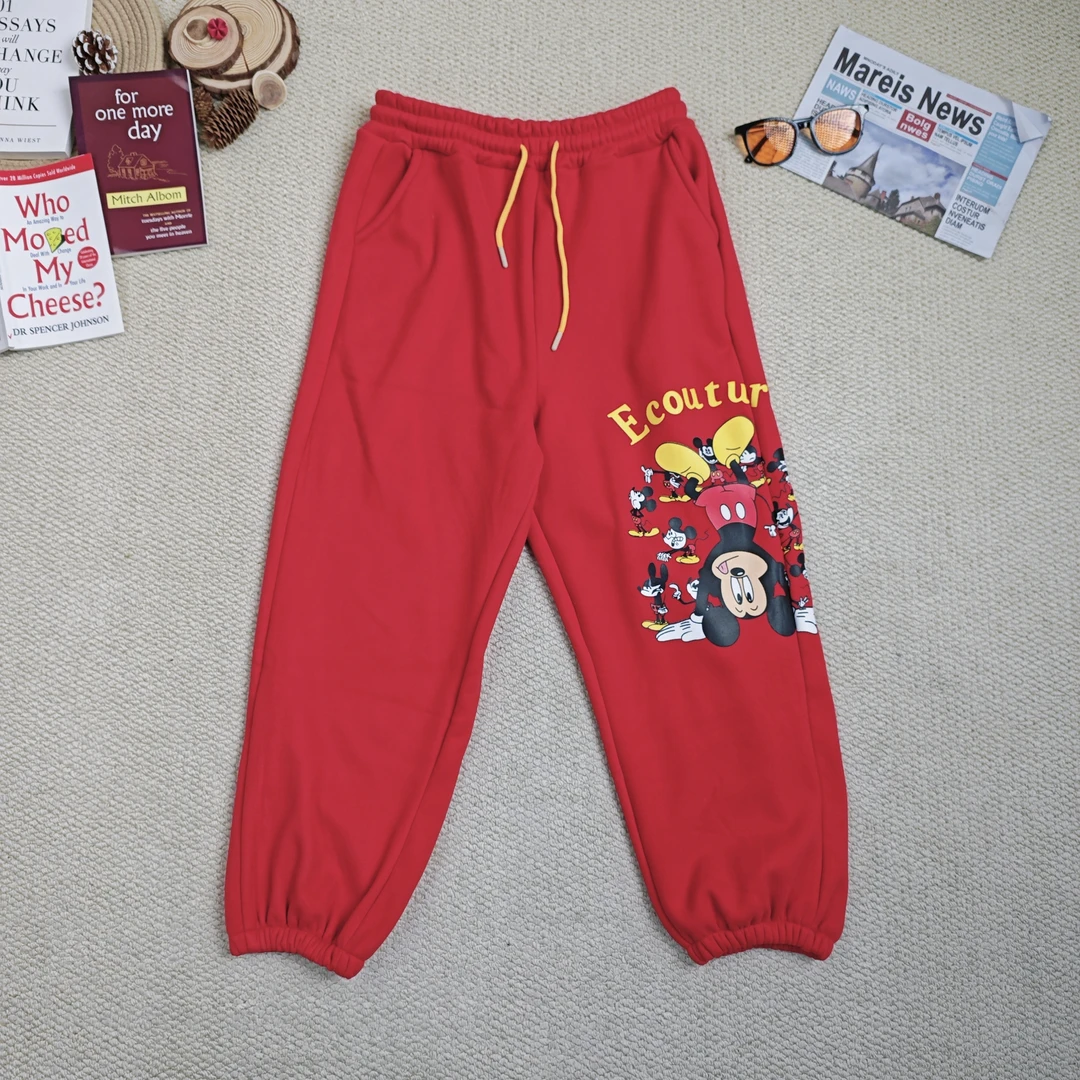 2024秋冬季新款加绒加厚休闲裤束脚裤8524