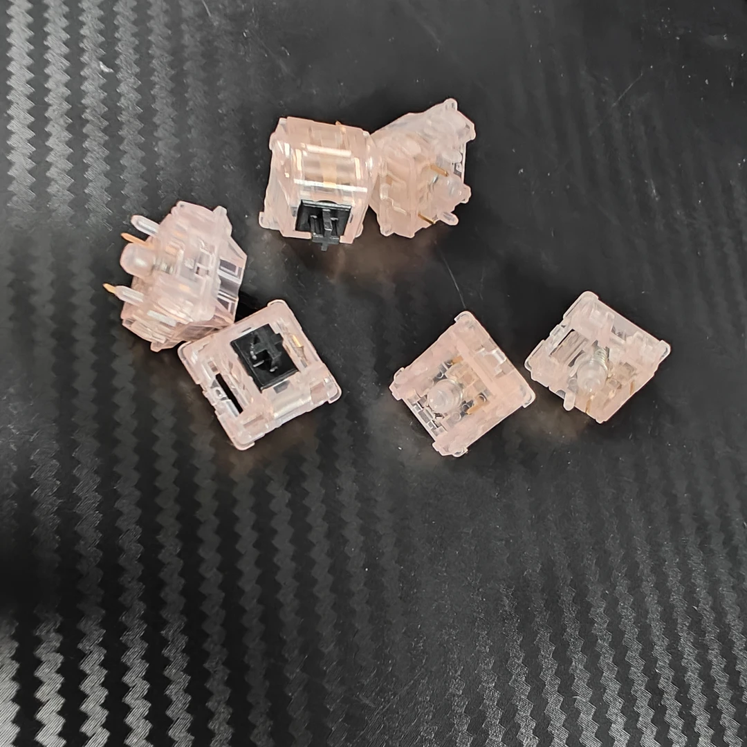 准新品 爱国心 HIFI轴客制化轻压力轴机械键盘专用 蔷薇